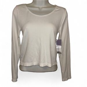 White Long Sleeve Top